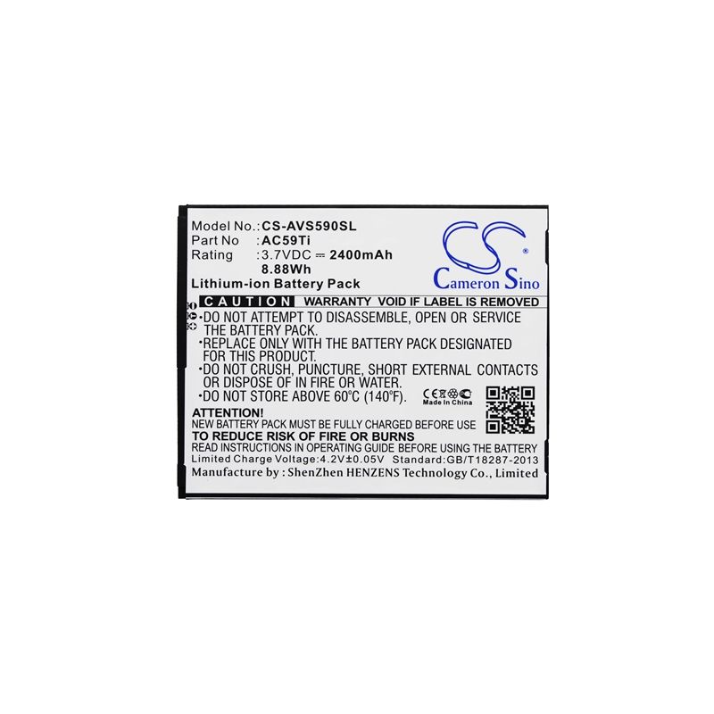 Li-ion Battery fits Archos, 59 titanium, a59 titanium 3.7V, 2400mAh Mobile & SmartPhone Cameron Sino Technology Limited