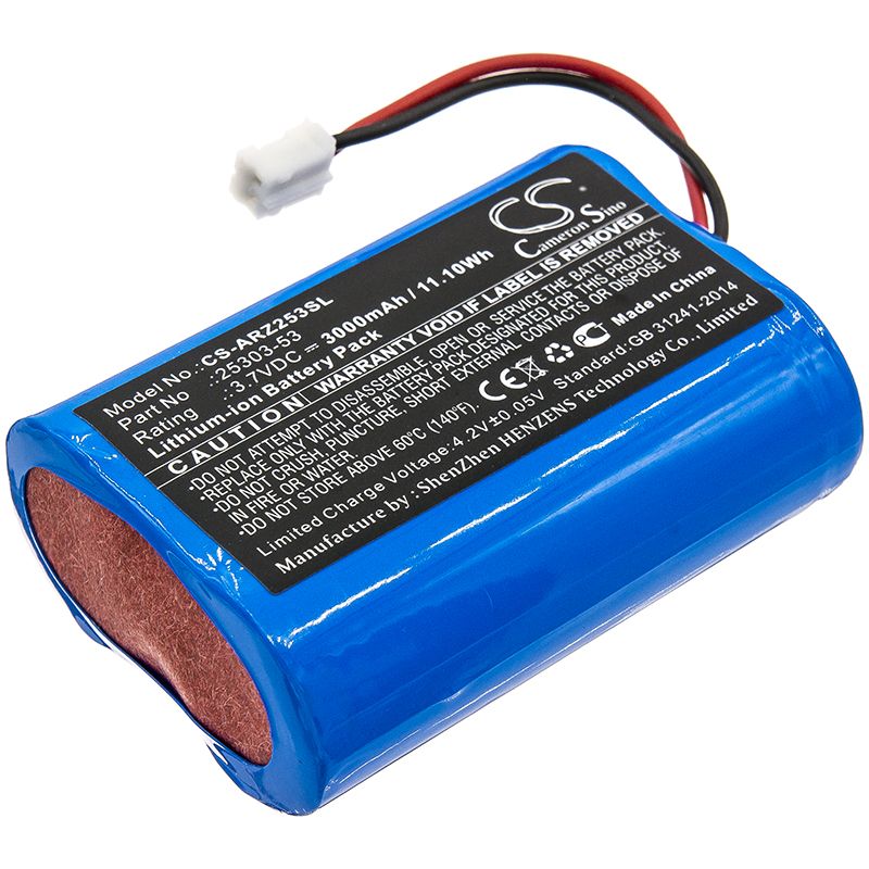 Li-ion Battery fits Argos, Omega Zen Pipette Controllers 3.7V, 3000mAh Equipment & Survey & Test Cameron Sino Technology Limited