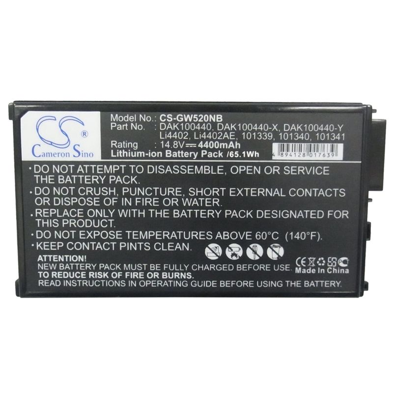 Li-ion Battery fits Arima, W730a, Emachines, M2000 14.8V, 4400mAh Computer Cameron Sino Technology Limited (Suspended)