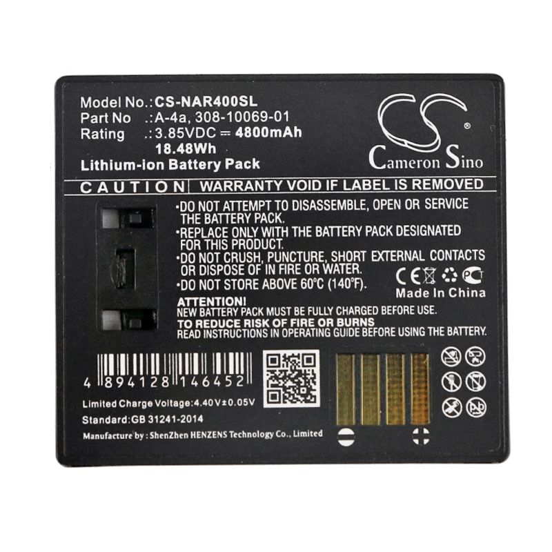 Li-ion Battery Fits Arlo, Ultra, Ultra 4k Uhd, Vma5400-10000s 3.85v, 4800mah Home Security Camera Cameron Sino Technology Limited