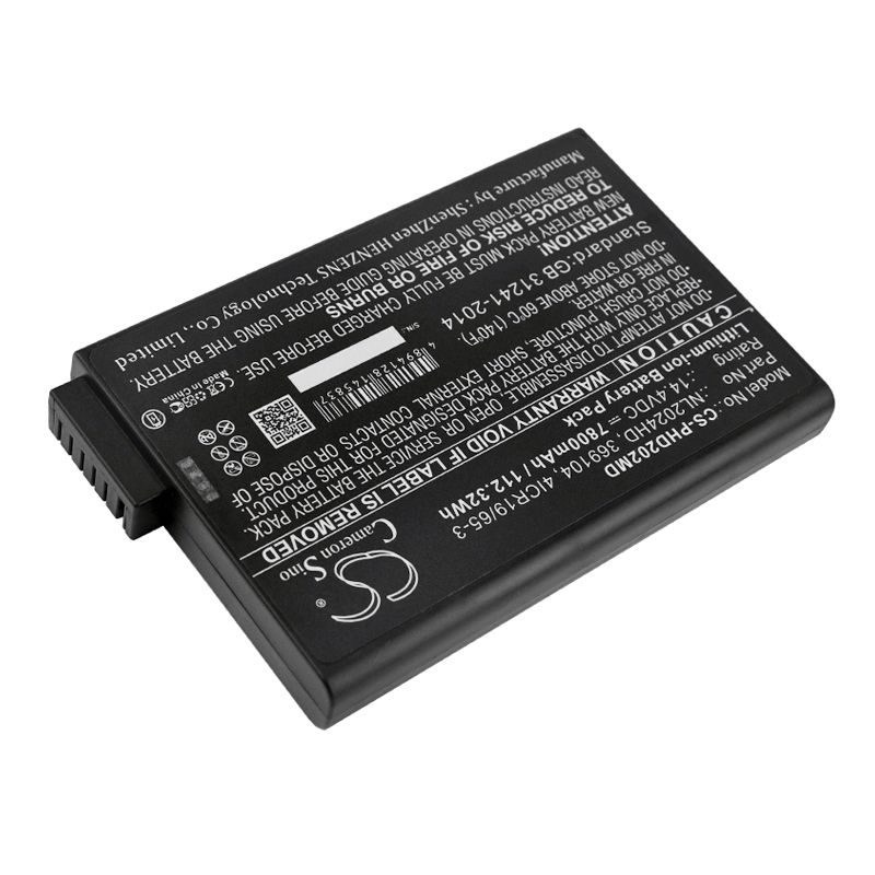 Li-ion Battery fits Artisan, Pms Lasair Ii 310, Pms Lasair Ii 310b, Pms Lasair Ii 350l 14.4V, 7800mAh Medical Cameron Sino Technology Limited