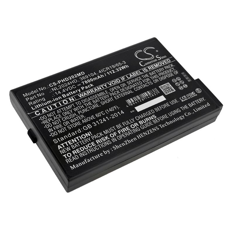 Li-ion Battery fits Artisan, Pms Lasair Ii 310, Pms Lasair Ii 310b, Pms Lasair Ii 350l 14.4V, 7800mAh Medical Cameron Sino Technology Limited