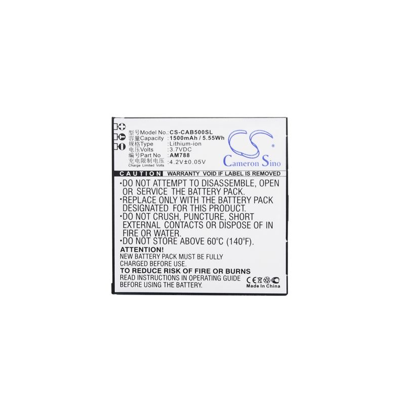 Li-ion Battery fits Aston martin, am788 3.7V, 1500mAh Communications Cameron Sino Technology Limited (Suspended)