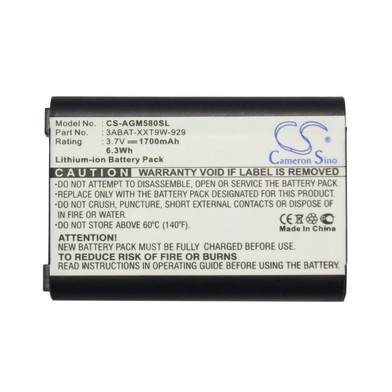 Li-ion Battery fits Astro, Gaming Mixamp 5.8 Rx, Mixamp 5.8, 3.7V, 1700mAh Wireless Headset Cameron Sino Technology Limited