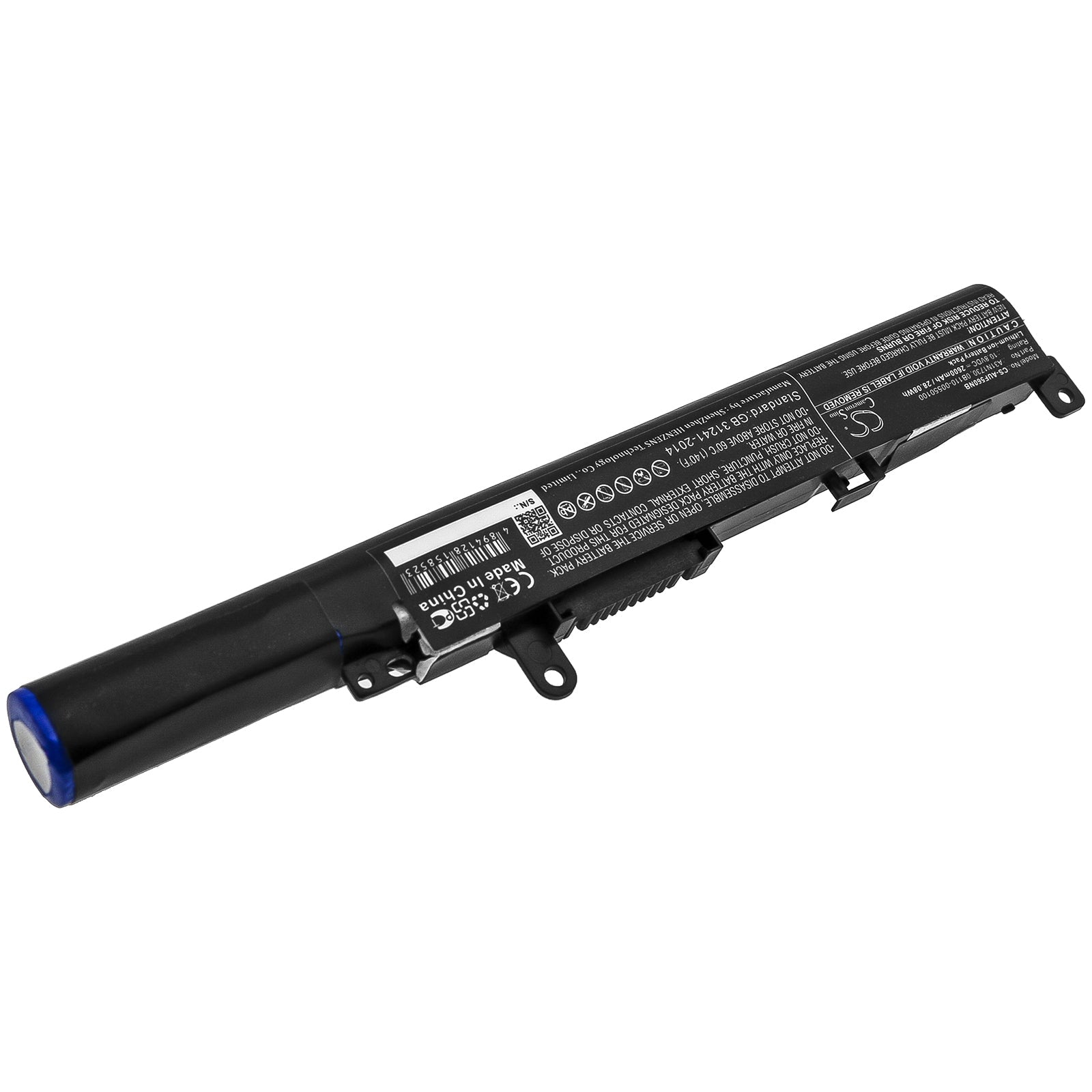 Li-ion Battery fits Asus, 0b110-00550100, A31n1730 10.8V, 2600mAh Notebook & Laptop Cameron Sino Technology Limited
