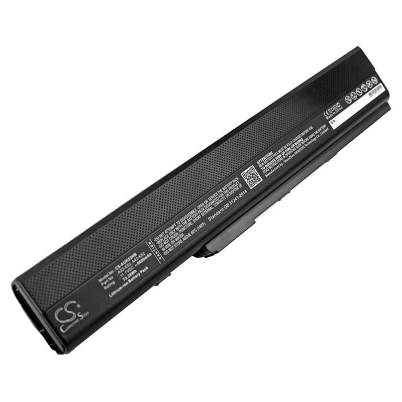Li-ion Battery fits Asus, 52jc, A40j, A40ja 11.1V, 6600mAh Computer Cameron Sino Technology Limited