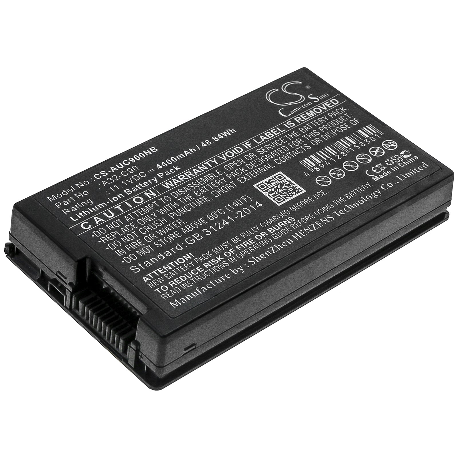 Li-ion Battery fits Asus, A32-c90 11.1V, 4400mAh Computer Cameron Sino Technology Limited