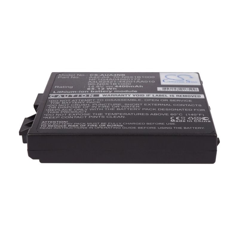 Li-ion Battery fits Asus, A4, A4000, A4000d 14.8V, 4400mAh Computer Cameron Sino Technology Limited (Suspended)