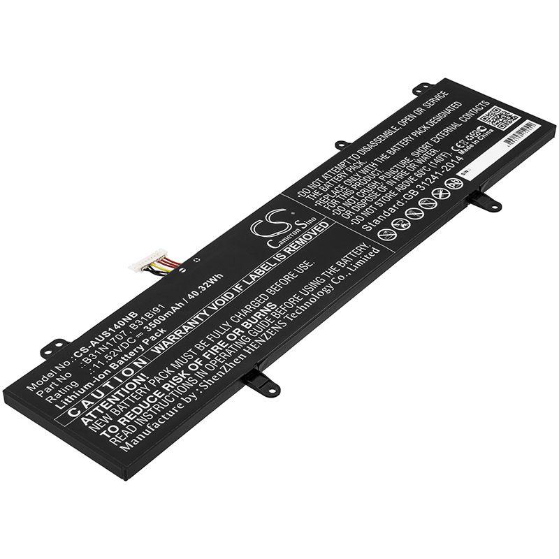 Li-ion Battery fits Asus, A411uf, F411uf 11.52V, 3500mAh Notebook & Laptop Cameron Sino Technology Limited