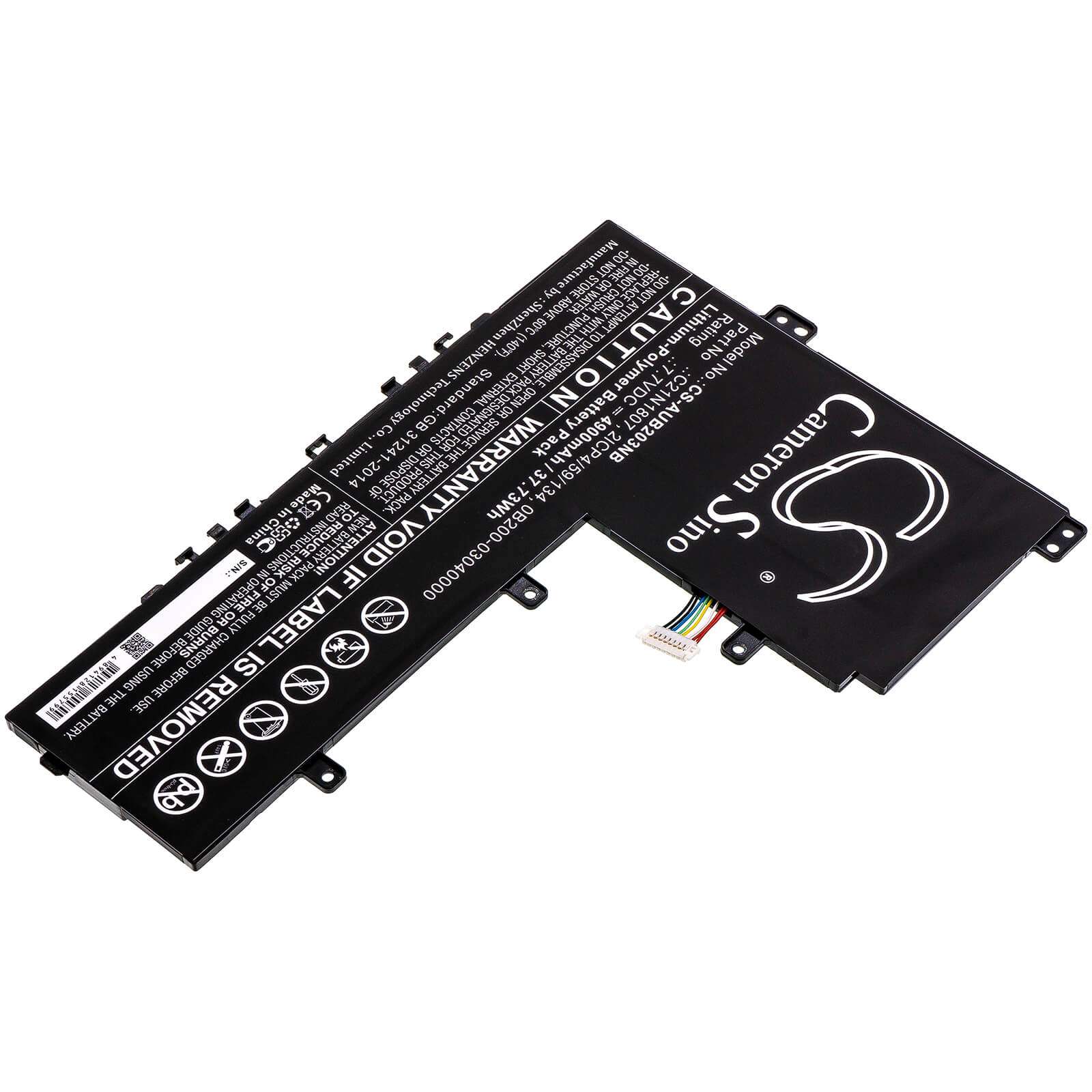 Li-ion Battery fits Asus, C223na, C223na-1a 7.7V, 4900mAh Notebook & Laptop Cameron Sino Technology Limited
