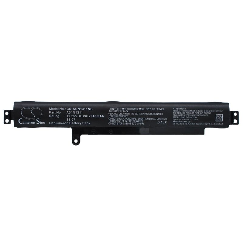 Li-ion Battery fits Asus, F102ba-df047h, F102ba-sh41t, Vivobook F102b 11.25V, 2940mAh Notebook & Laptop Cameron Sino Technology Limited