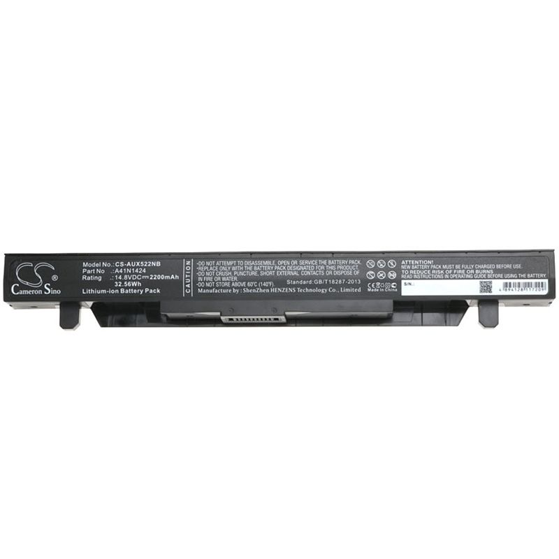 Li-ion Battery Fits Asus, Fx-plus, Gl552, Gl552j 14.8v, 2200mah Notebook & Laptop Cameron Sino Technology Limited
