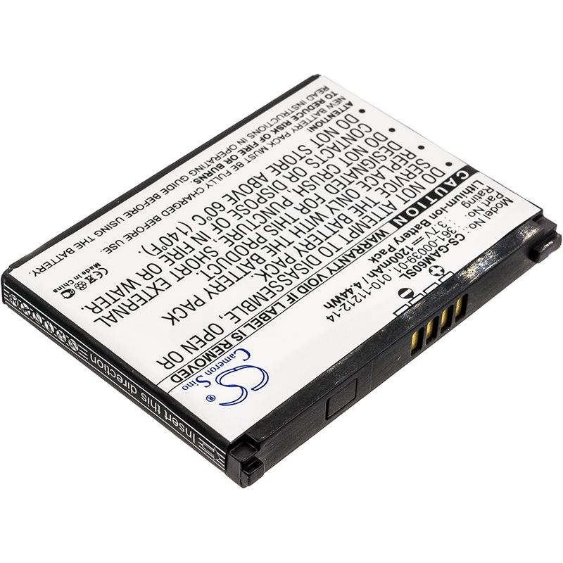 Li-ion Battery fits Asus, g60, garmin, nuvifone g60 3.7V, 1200mAh Communications Cameron Sino Technology Limited