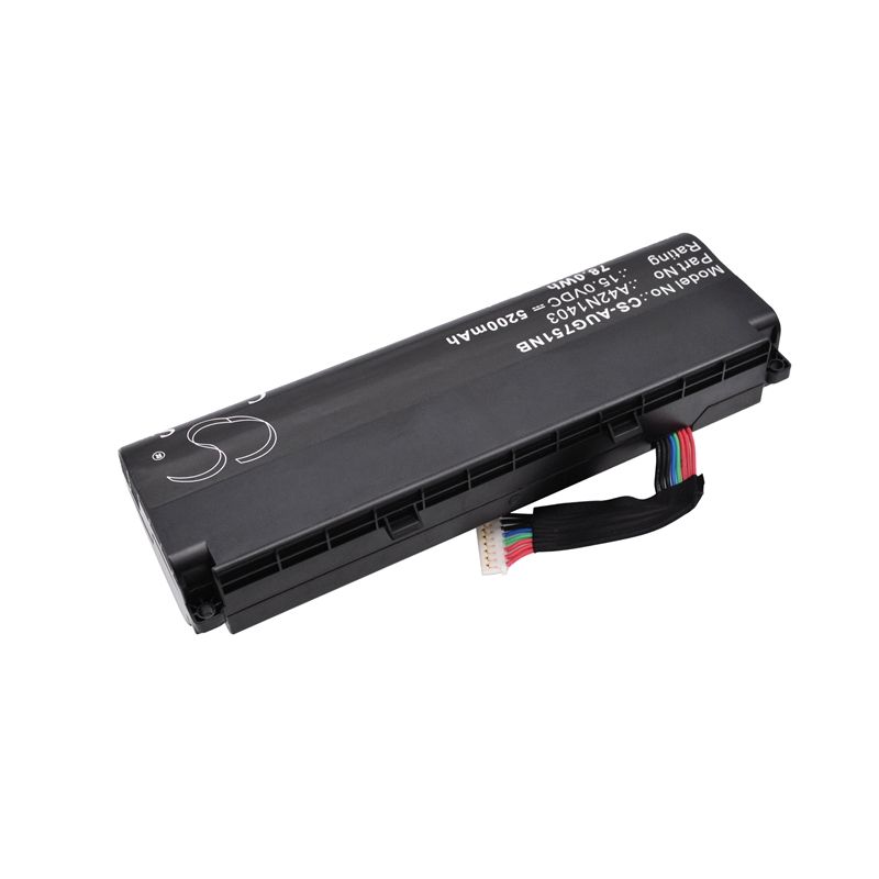 Li-ion Battery Fits Asus, G751j, G751j-bhi7t25, G751jl-bsi7t28 15.0v, 5200mah Notebook & Laptop Cameron Sino Technology Limited