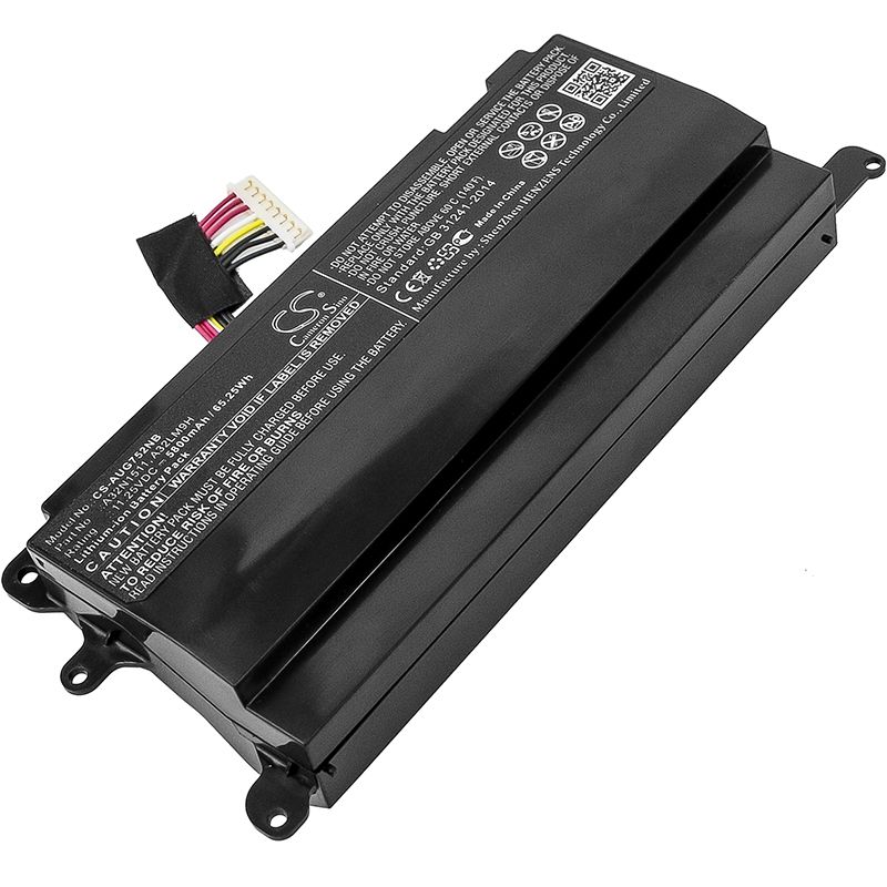 Li-ion Battery Fits Asus, G752v, G752vl, G752vl-1a 11.25v, 5800mah Notebook & Laptop Cameron Sino Technology Limited