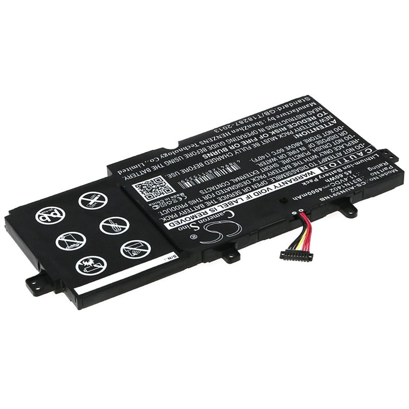 Li-ion Battery Fits Asus, N591lb, Q551, Q551ln 11.4v, 4000mah Notebook & Laptop Cameron Sino Technology Limited