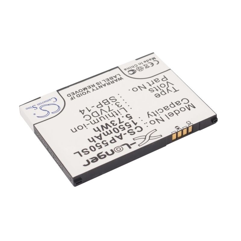 Li-ion Battery fits Asus, p550, solaris, vodafone 3.7V, 1550mAh Communications Cameron Sino Technology Limited