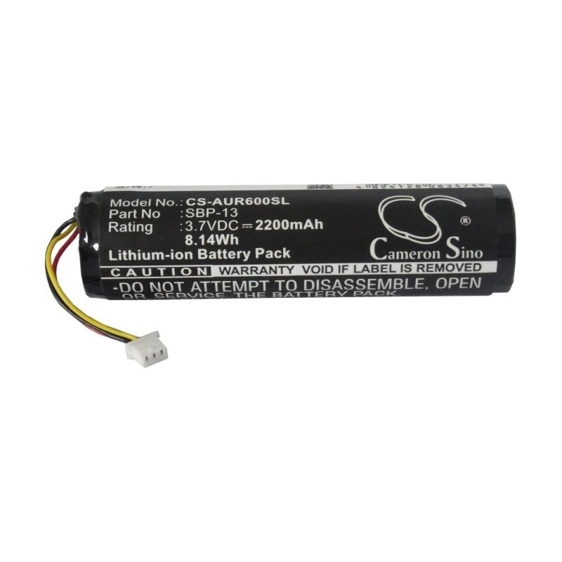 Li-ion Battery fits Asus, R600 3.7V, 2200mAh GPS & Navigator Cameron Sino Technology Limited