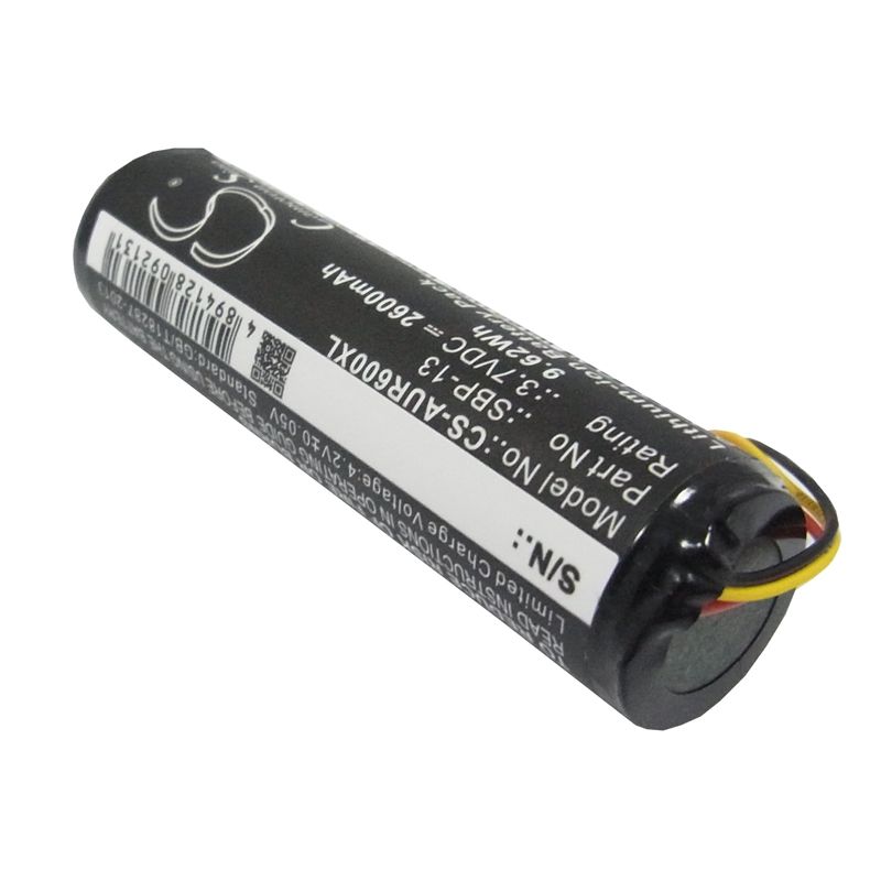 Li-ion Battery fits Asus, R600 3.7V, 2600mAh GPS & Navigator Cameron Sino Technology Limited