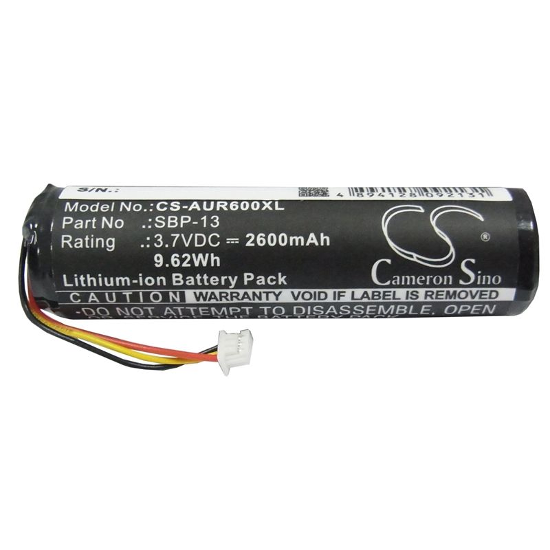 Li-ion Battery fits Asus, R600 3.7V, 2600mAh GPS & Navigator Cameron Sino Technology Limited