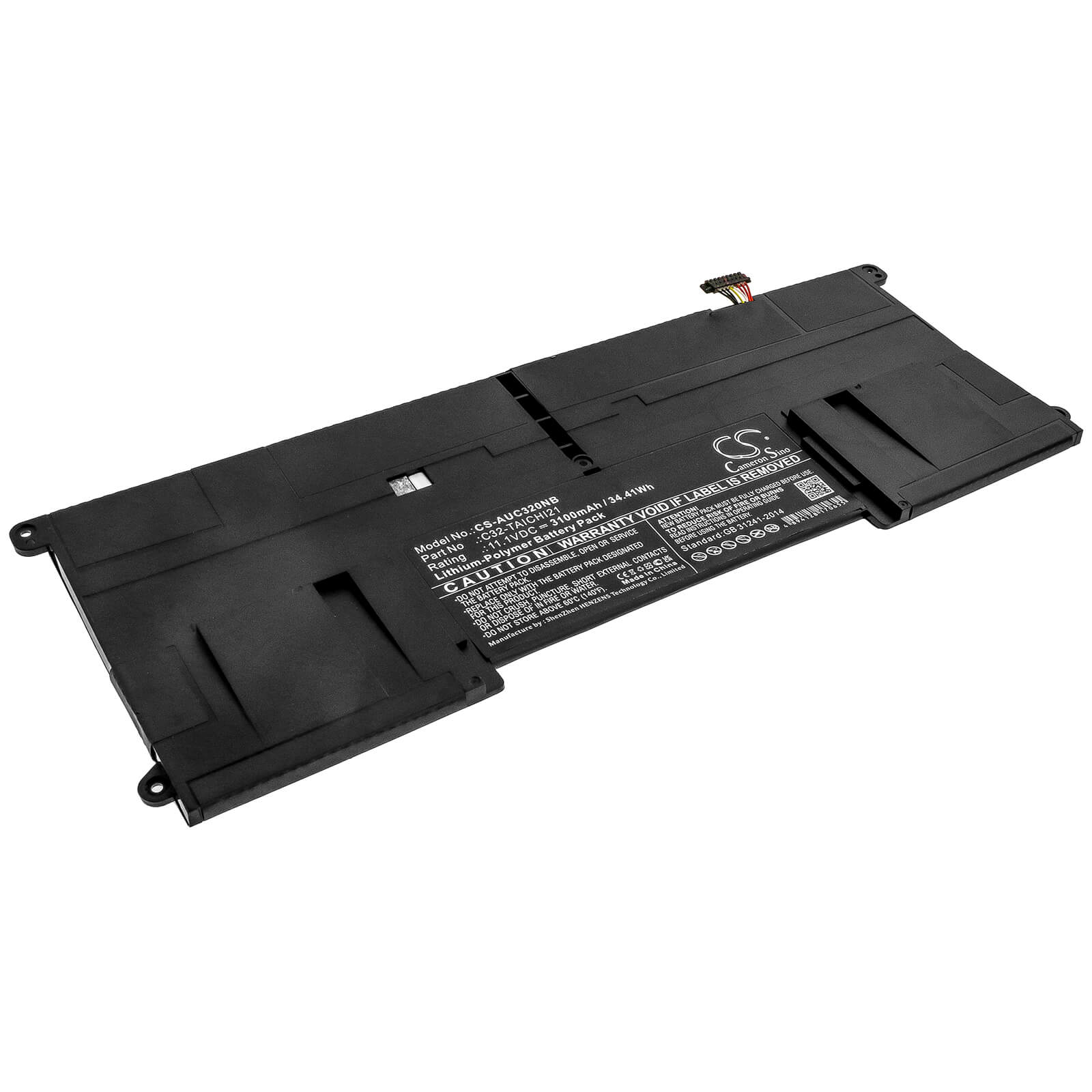 Li-ion Battery fits Asus, Taichi 21, Taichi 21-cw001h, Taichi 21-cw001p 11.1V, 3100mAh Notebook & Laptop Cameron Sino Technology Limited