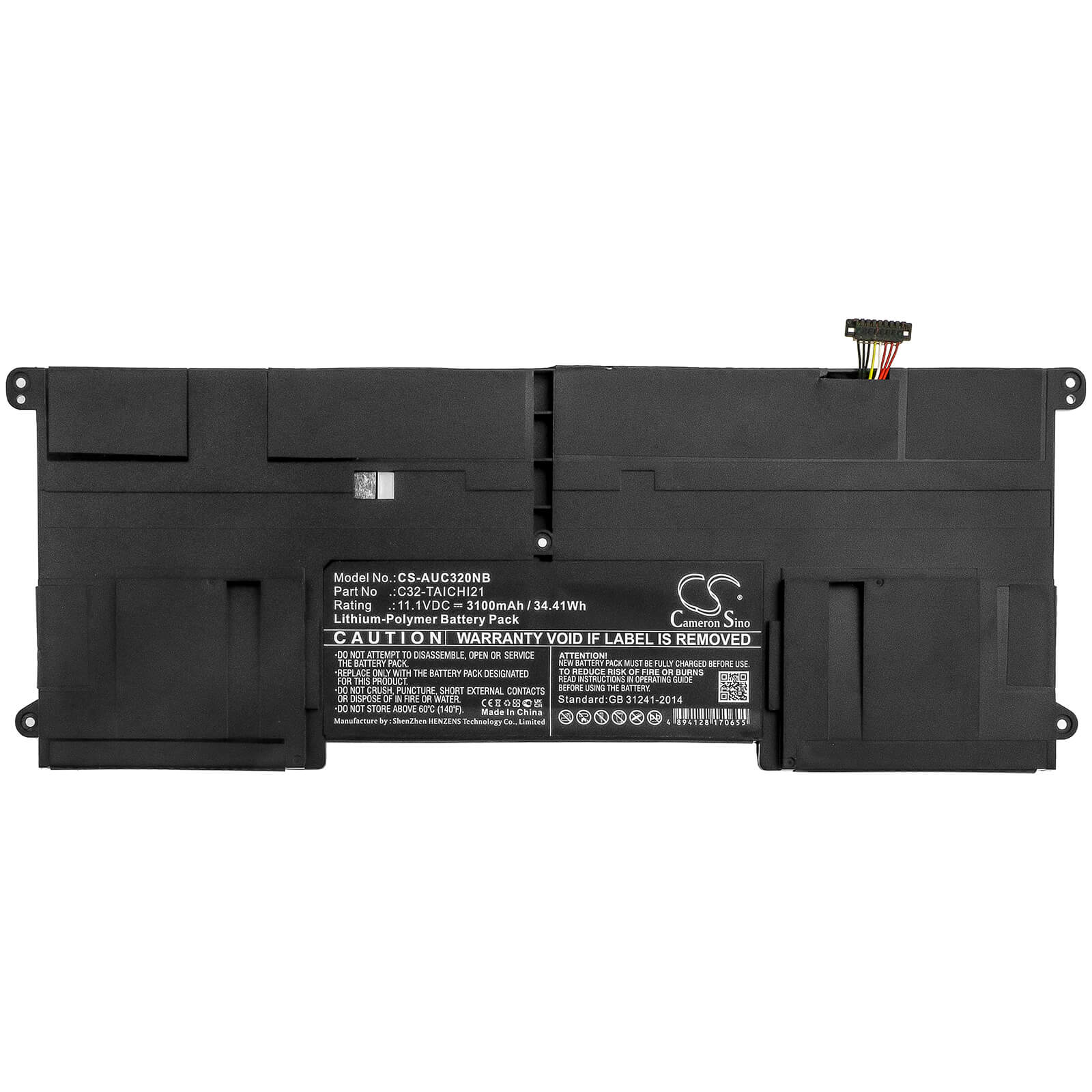 Li-ion Battery fits Asus, Taichi 21, Taichi 21-cw001h, Taichi 21-cw001p 11.1V, 3100mAh Notebook & Laptop Cameron Sino Technology Limited