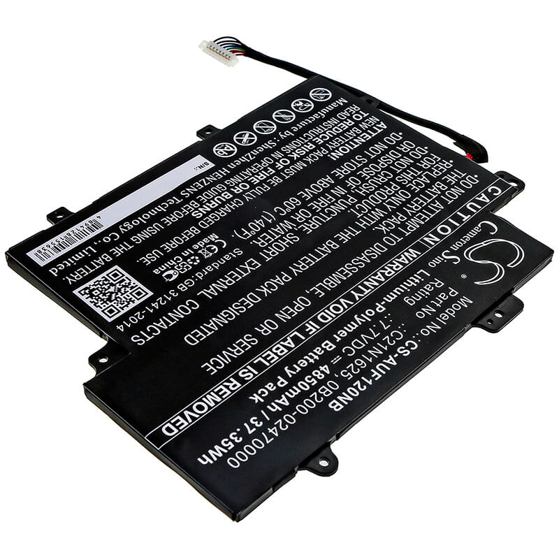 Li-ion Battery fits Asus, Tp203na, Tp203na-1e 7.7V, 4850mAh Notebook & Laptop Cameron Sino Technology Limited