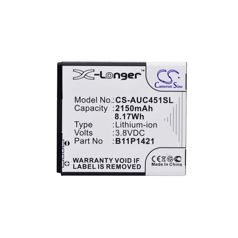 Li-ion Battery fits Asus, z007, zc451cg, zenfone c 3.8V, 2150mAh Mobile & SmartPhone Cameron Sino Technology Limited