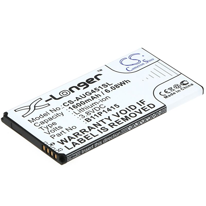 Li-ion Battery fits Asus, z00sd, zc451tg, zenfone go 4.5 3.8V, 1600mAh Communications Cameron Sino Technology Limited (Suspended)