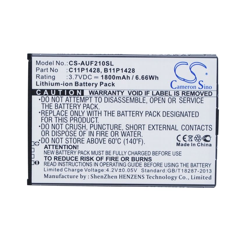 Li-ion Battery Fits Asus, Zb551kl, Ze500kg, Ze500kl 3.7v, 1800mah Mobile & SmartPhone Cameron Sino Technology Limited