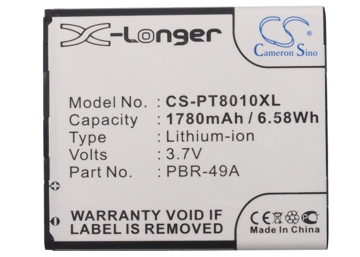 Li-ion Battery fits At&t, Bbm030ch, Flex 4g 3.7V, 1780mAh Communications Cameron Sino Technology Limited (Suspended)