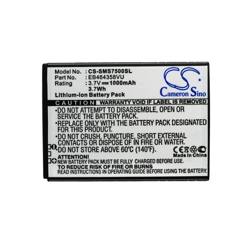 Li-ion Battery Fits At&t, Galaxy Appeal, Sgh-i827, Samsung 3.7v, 1000mah Mobile & SmartPhone Cameron Sino Technology Limited (Suspended)