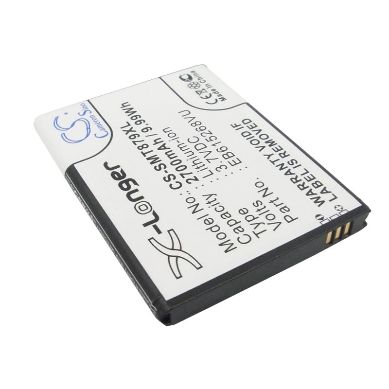 Li-ion Battery fits At&t, galaxy note, galaxy note 4g, galaxy note lte 3.7V, 2700mAh Mobile & SmartPhone Cameron Sino Technology Limited