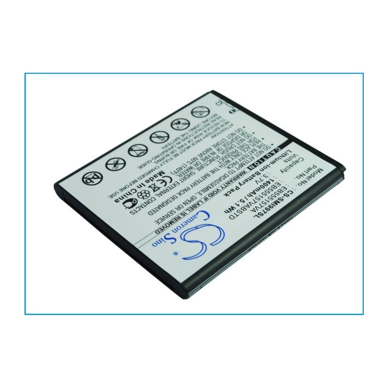 Li-ion Battery fits At&t, galaxy s ii skyrocket, infuse, sgh-i997 3.7V, 1400mAh Mobile & SmartPhone Cameron Sino Technology Limited