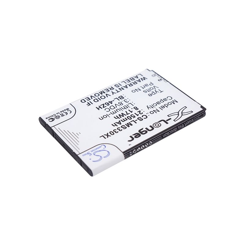 Li-ion Battery Fits At&t, Gophone 4g Lte, Lg, As330 3.8v, 2150mah Mobile & SmartPhone Cameron Sino Technology Limited
