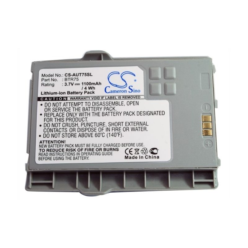 Li-ion Battery fits At&t, gtx75, quickfire, audiovox 3.7V, 1100mAh Mobile & SmartPhone Cameron Sino Technology Limited