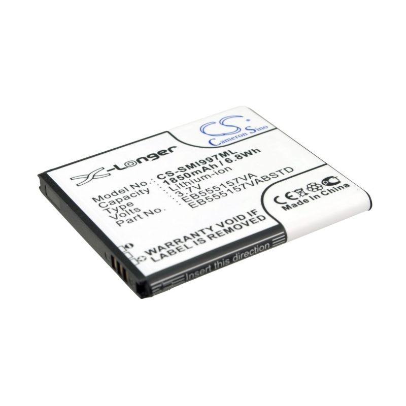 Li-ion Battery Fits At&t, Sgh-i997, Samsung, Galaxy S Ii Hd Lte 3.7v, 1850mah Mobile & SmartPhone Cameron Sino Technology Limited