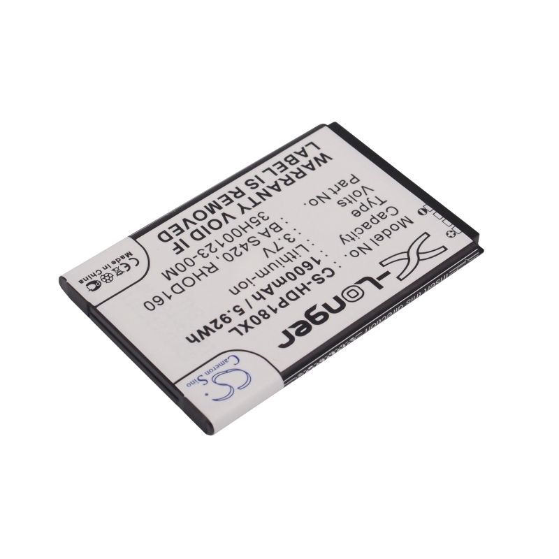 Li-ion Battery fits At&t, t7377, tilt 2, tilt pro 2 3.7V, 1600mAh Communications Cameron Sino Technology Limited (Suspended)