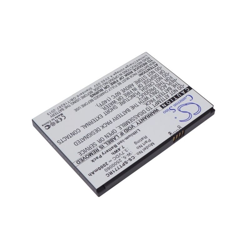 Li-ion Battery fits At&t, Unite, Unite-344b, Netgear 3.7V, 2000mAh Hotspot Cameron Sino Technology Limited