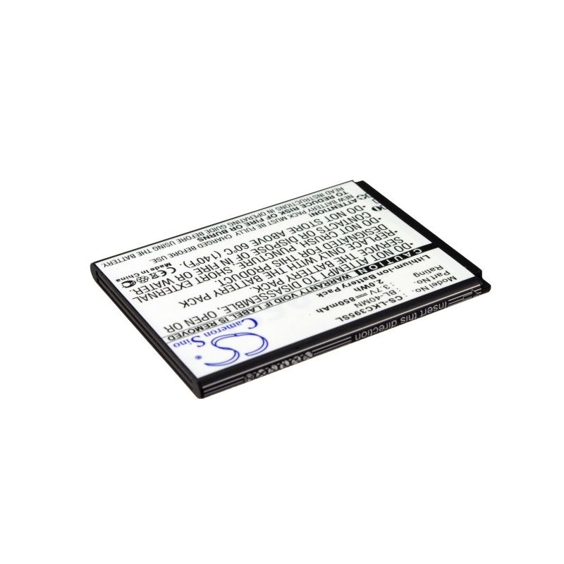 Li-ion Battery fits At&t, xpression, lg, 840g 3.7V, 850mAh Mobile & SmartPhone Cameron Sino Technology Limited