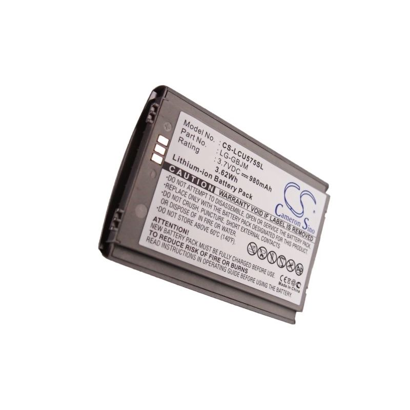 Li-ion Battery fits At&t,575, cingular, trax 3.7V, 980mAh Mobile & SmartPhone Cameron Sino Technology Limited