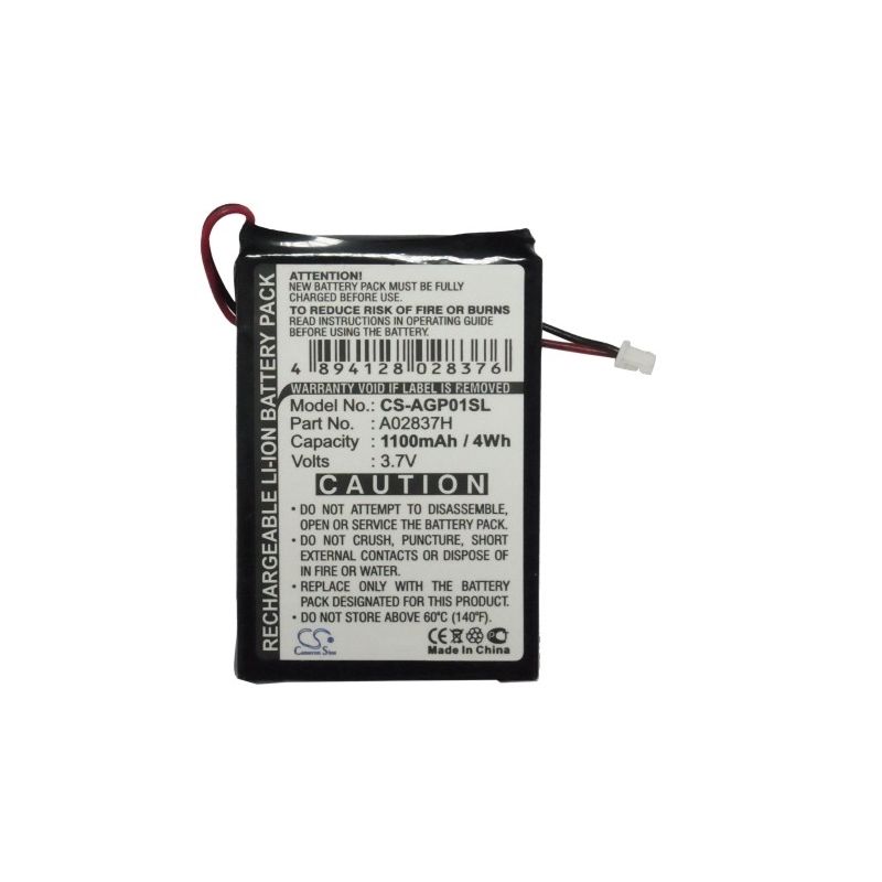Li-ion Battery fits Audio Guidie, Personalguide Iii Audioguides, Personalguide Pgi/av Audioguides 3.7V, 1100mAh PDA & Pocket PC Cameron Sino Technology Limited