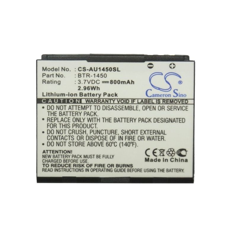Li-ion Battery fits Audiovox, 1450m super slice, cdm-1450, pcs-1450 3.7V, 800mAh Mobile & SmartPhone Cameron Sino Technology Limited