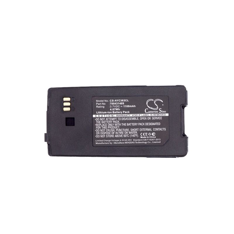 Li-ion Battery Fits Avaya, 3216, 3631, 3631 Comcode 3.7v, 1100mah Cordless Phone Cameron Sino Technology Limited