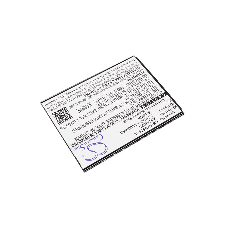 Li-ion Battery fits Avus, a57 3.7V, 2200mAh Mobile & SmartPhone Cameron Sino Technology Limited