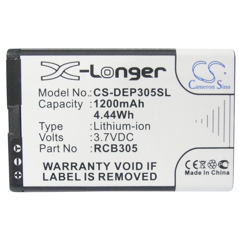 Li-ion Battery fits Avus, ab07, doro, primo 305 3.7V, 1200mAh Mobile & SmartPhone Cameron Sino Technology Limited