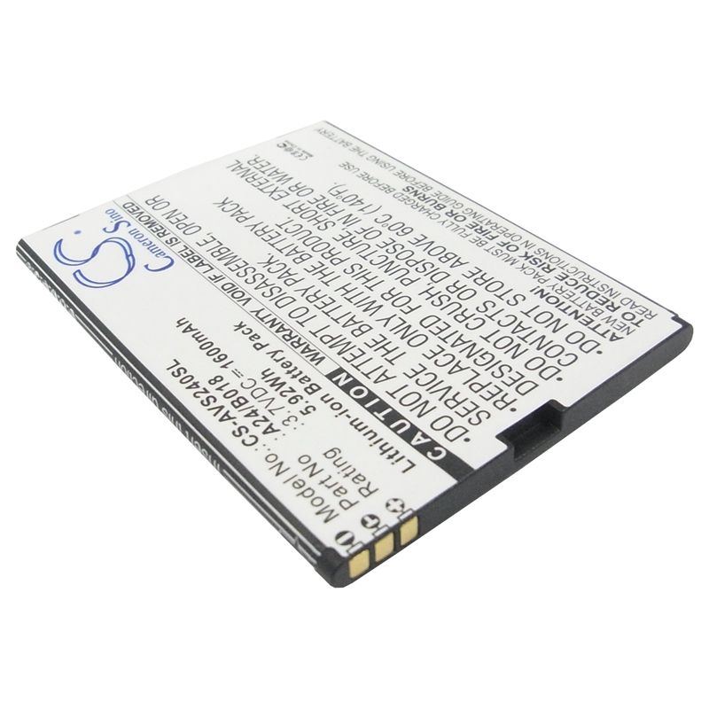 Li-ion Battery fits Avus,24, a24 3.7V, 1600mAh Mobile & SmartPhone Cameron Sino Technology Limited