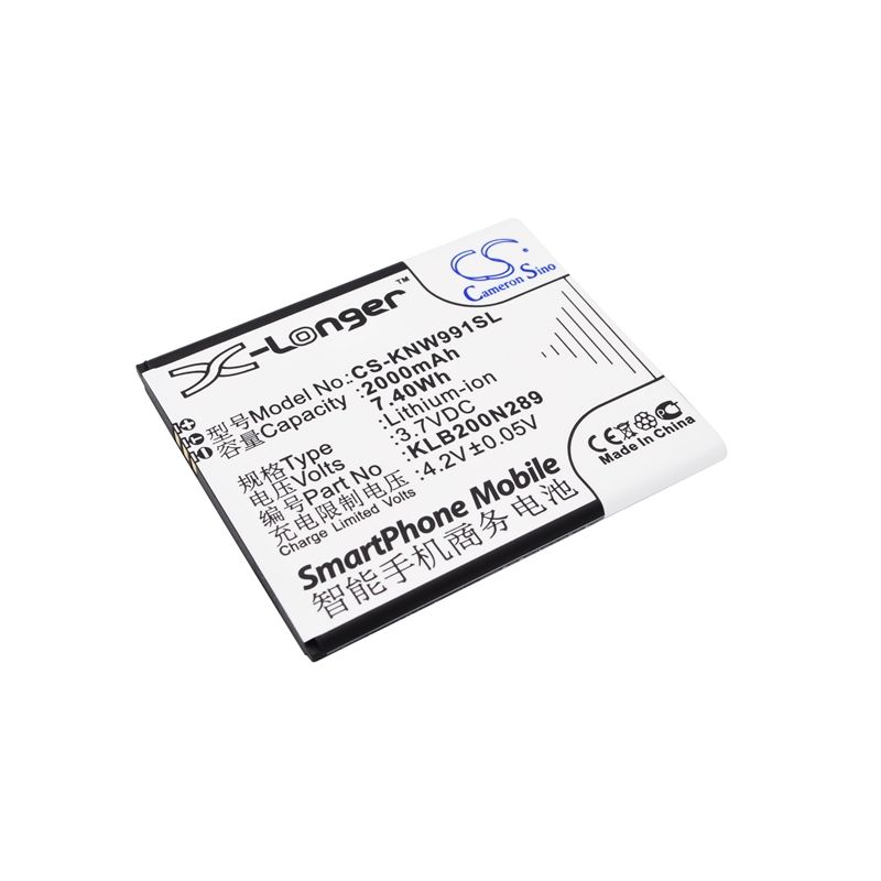 Li-ion Battery fits Avvio,792, brondi, centurion 1 3.7V, 2000mAh Mobile & SmartPhone Cameron Sino Technology Limited