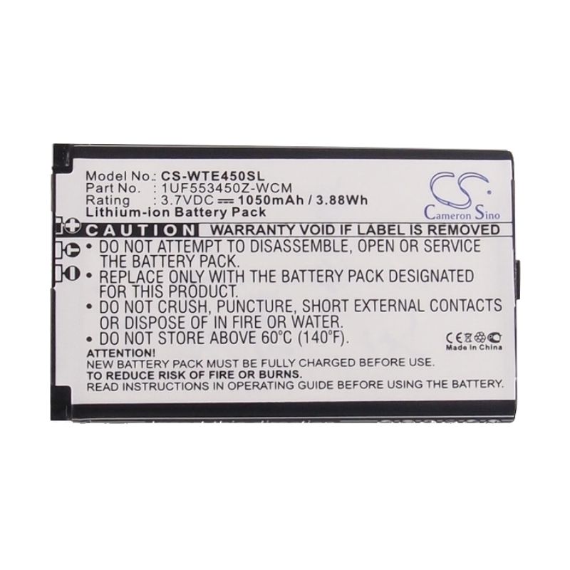 Li-ion Battery Fits Bamboo, Cth-470k-de, Cth-470k-en, Cth-470k-es 3.7v, 1050mah Tablet Cameron Sino Technology Limited