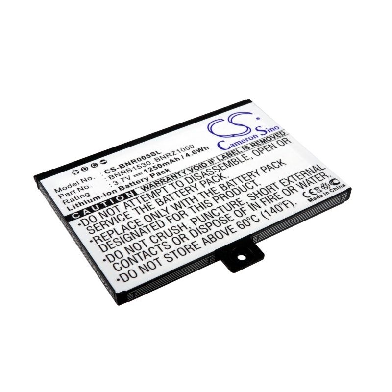 Li-ion Battery Fits Barnes & Noble, 5, Bnrv100, Bnrz100 3.7v, 1250mah E-book & E-reader Cameron Sino Technology Limited